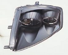 фара л+п комплект тюнинг линзовая внутри черная Mitsubishi Eclipse 00-05 по цене 6 500 руб.